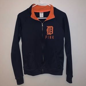 PINK Detroit Tigers Zip Up Jacket